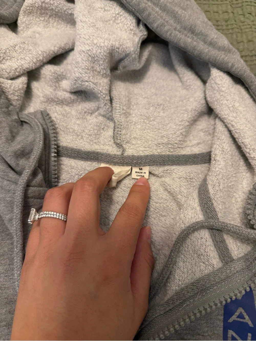Vans grey hoodie women’s
